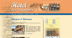 Desktop Screenshot of hoteldesvoyageurs-vezeronce.fr